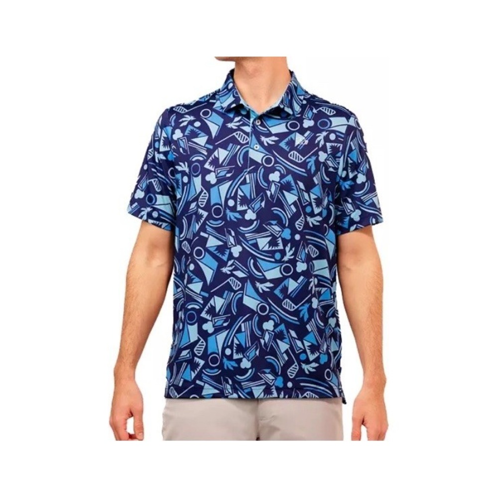 Good Good NWT Golf Men's Size Large For Liberty Performance Polo Shirt Casual